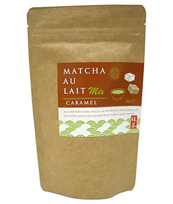 Matcha Au Lait Caramel - Green Tea Latte