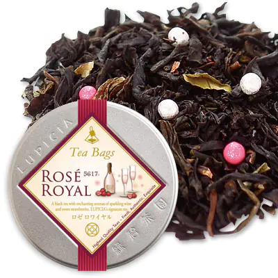 Rose Royal Tea Bags Classic Label Tin